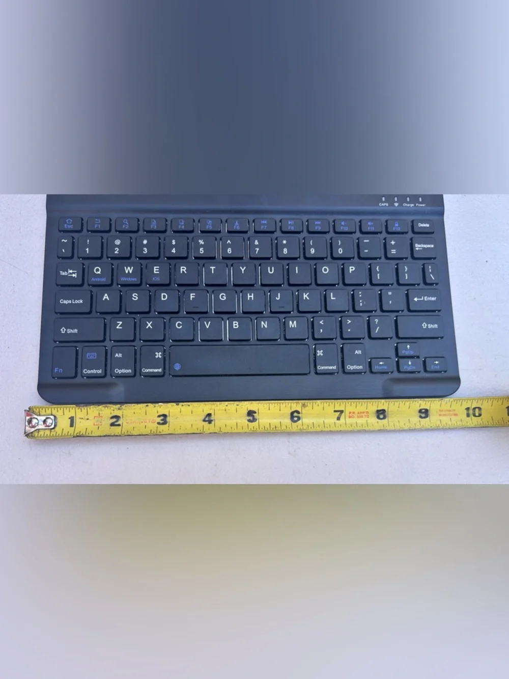 Slim Bluetooth Keyboard Travel Portable Compact iPad iPhone Android Tablet WORKS